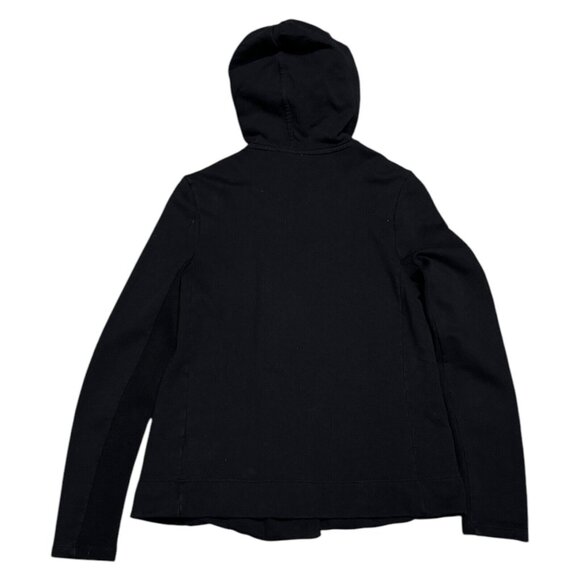 JAMES PERSE Luxury Designer Black Full Zip Hoodie Sweatshirt Womens Size 2 - Picture 6 of 6